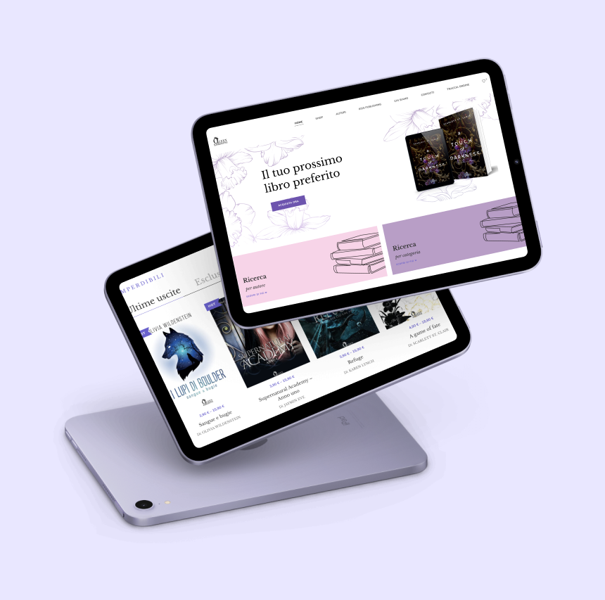 Queen Edizioni – Ux-Ui design